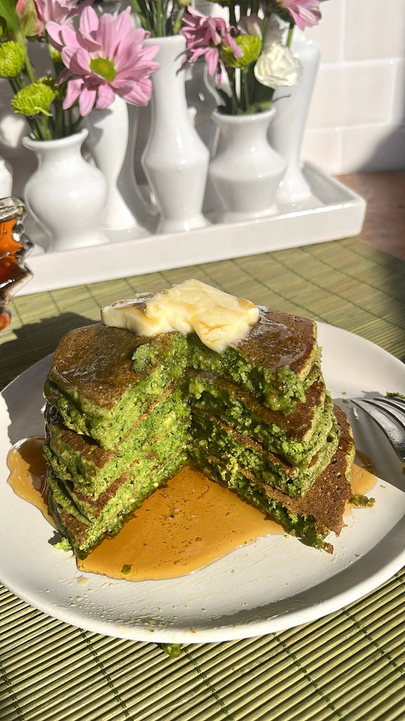 Green Spinach Pancakes