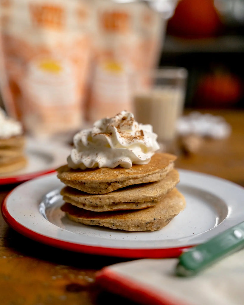 Eggnog Pancakes