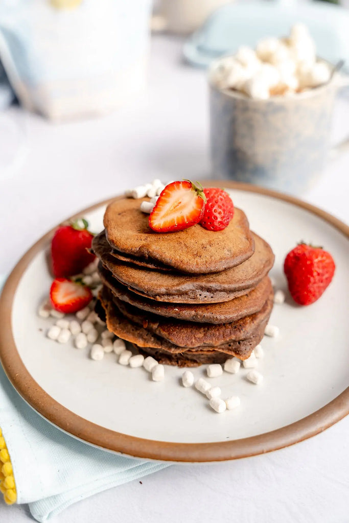 Hot Chocolate Pancakes