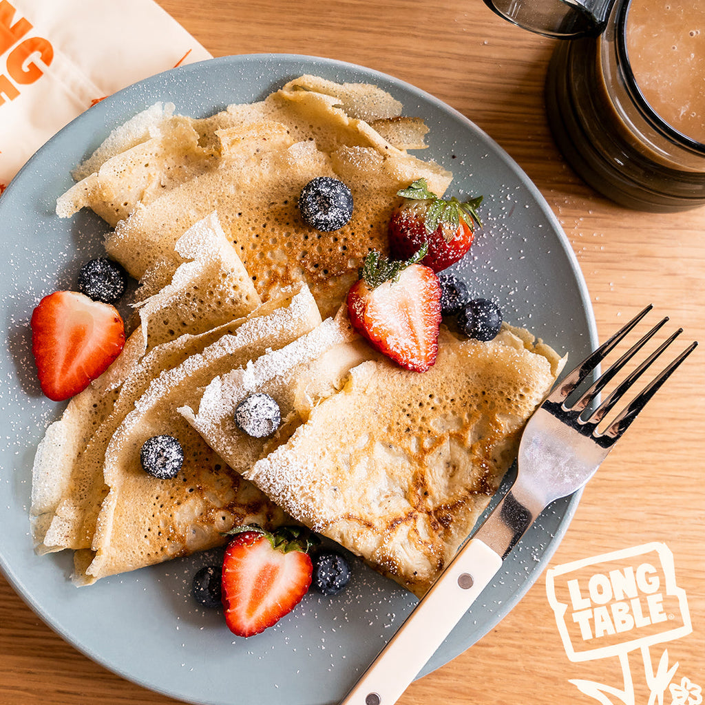 Popcorn Flour Crepes