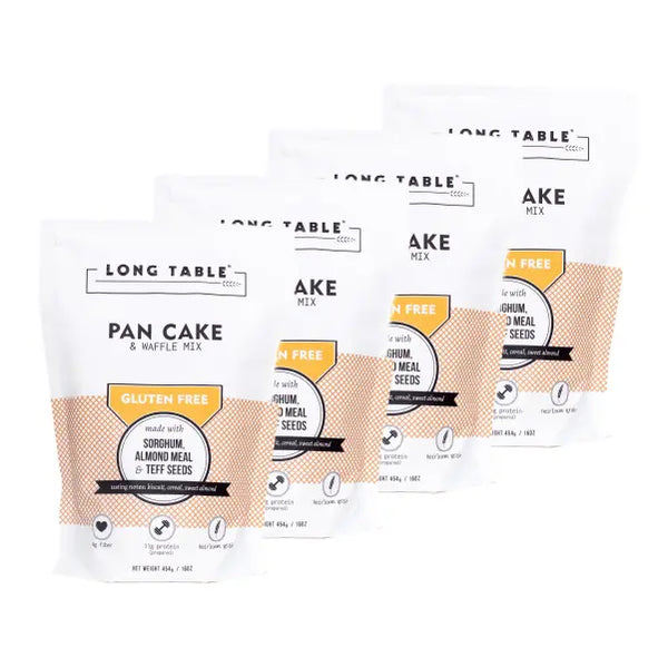 4 Pack Gluten Free Pancake & Waffle Mix – Long Table