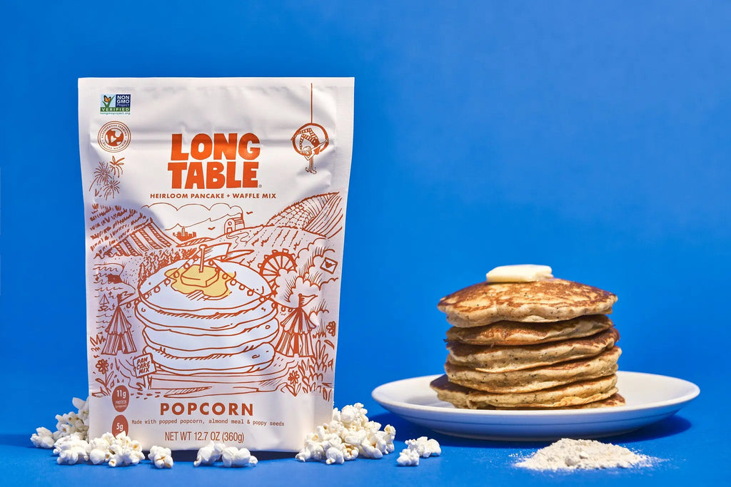 Popcorn Pancake and Waffle Mix | Made with Popped Popcorn – Long Table