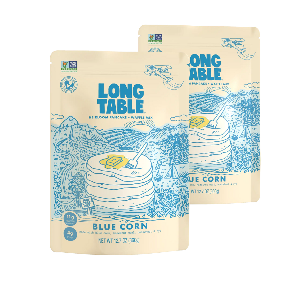 Blue Corn Pancake and Waffle Mix | 2 Pack - Long Table