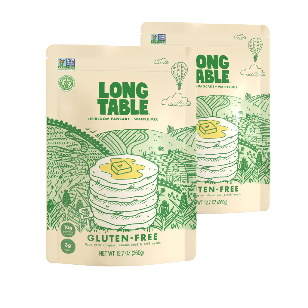 Gluten Free Pancake and Waffle Mix | 2 Pack - Long Table